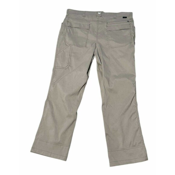 Wrangler Outdoor Series Beige Men’s Size 40x30 Nylon Tech Terrain Stretch Pants - Picture 2 of 9